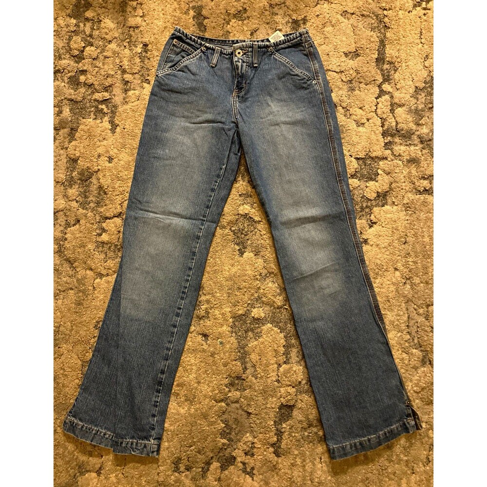Maurices Women’s Blue Medium Wash Slim Straight Denim Jeans Juniors Size 1